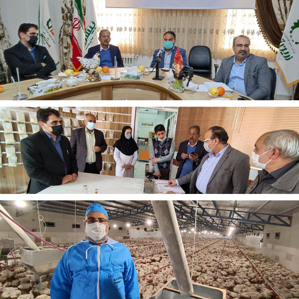تور رسانه ای بازدید از زنجیره تولید گوشت مرغ پیشرو صالح کاشمر(1400/12/19))